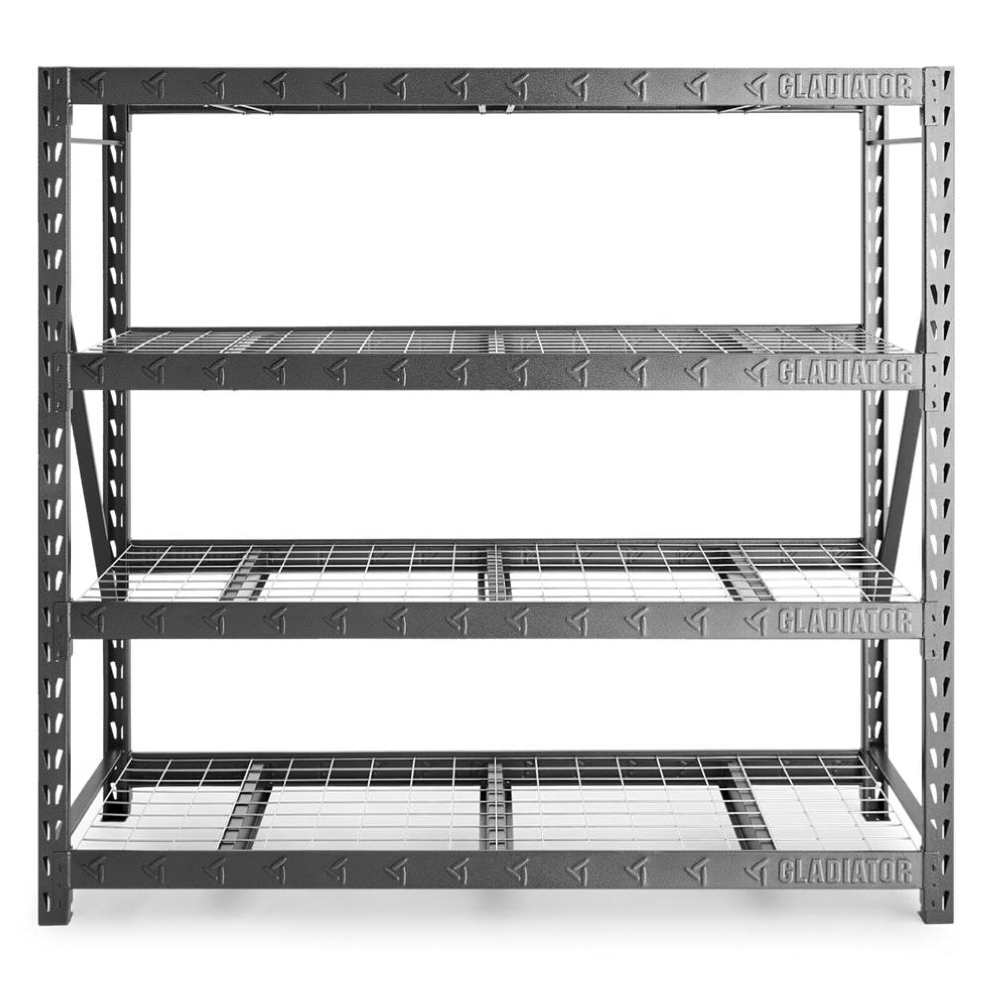 Gladiator, 77in. Heavy Duty Rack, Width 77 in, Depth 24 in, Material Steel, Model# GARS774XEG